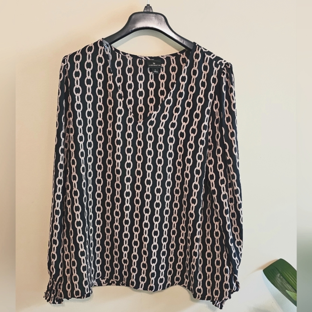 Lovely Chain-linked Blouse